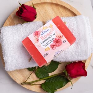 rose handmade soap