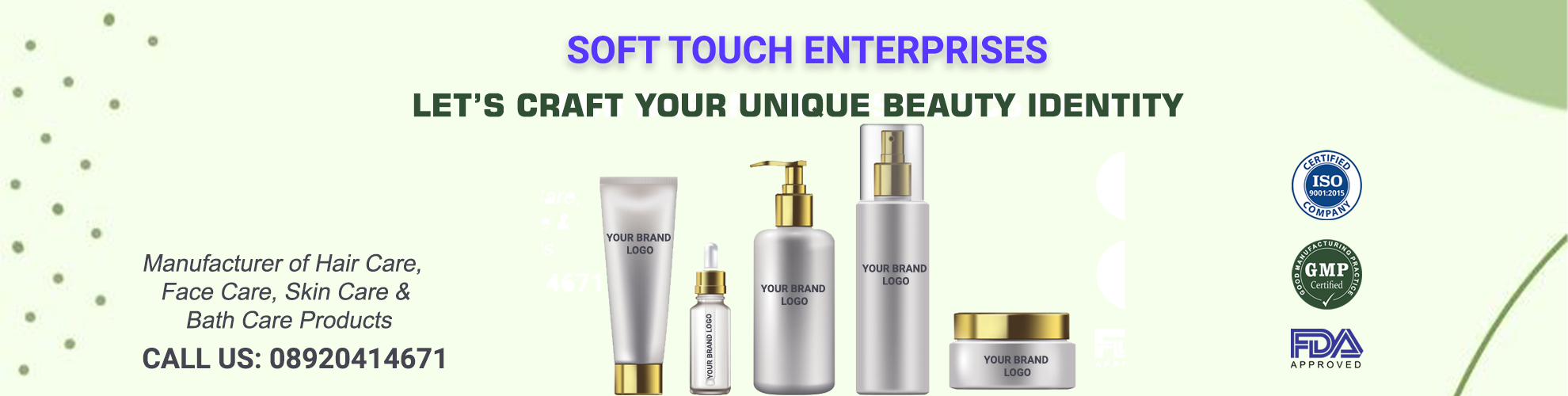 Third Party Cosmetic Manufacturing Banner